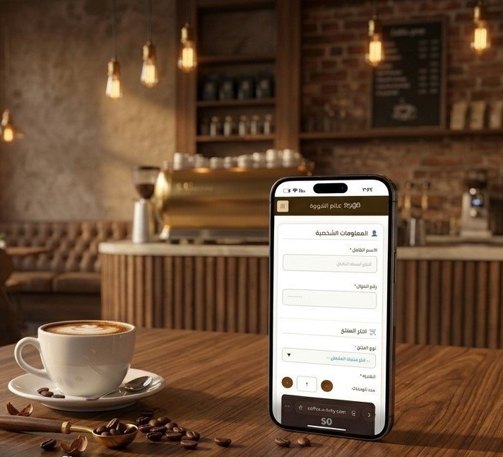 خلفية طلب القهوة